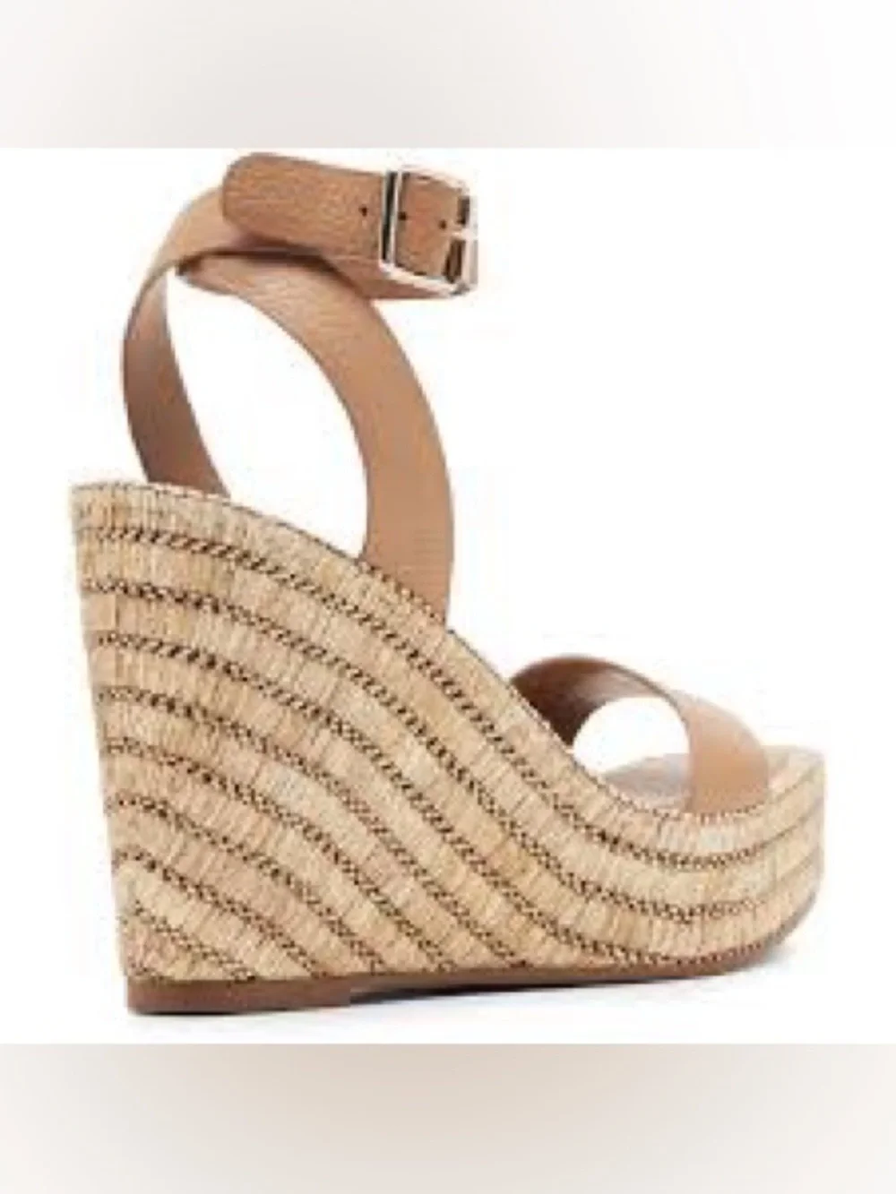 Steve Madden Cassie Raffia Espadrille Wedge Sandals - NWOT